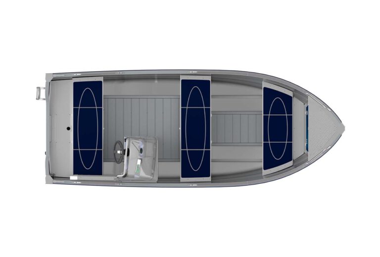 Sportsman 445 Max Top View Linder Boats, Smaland Sportfiske