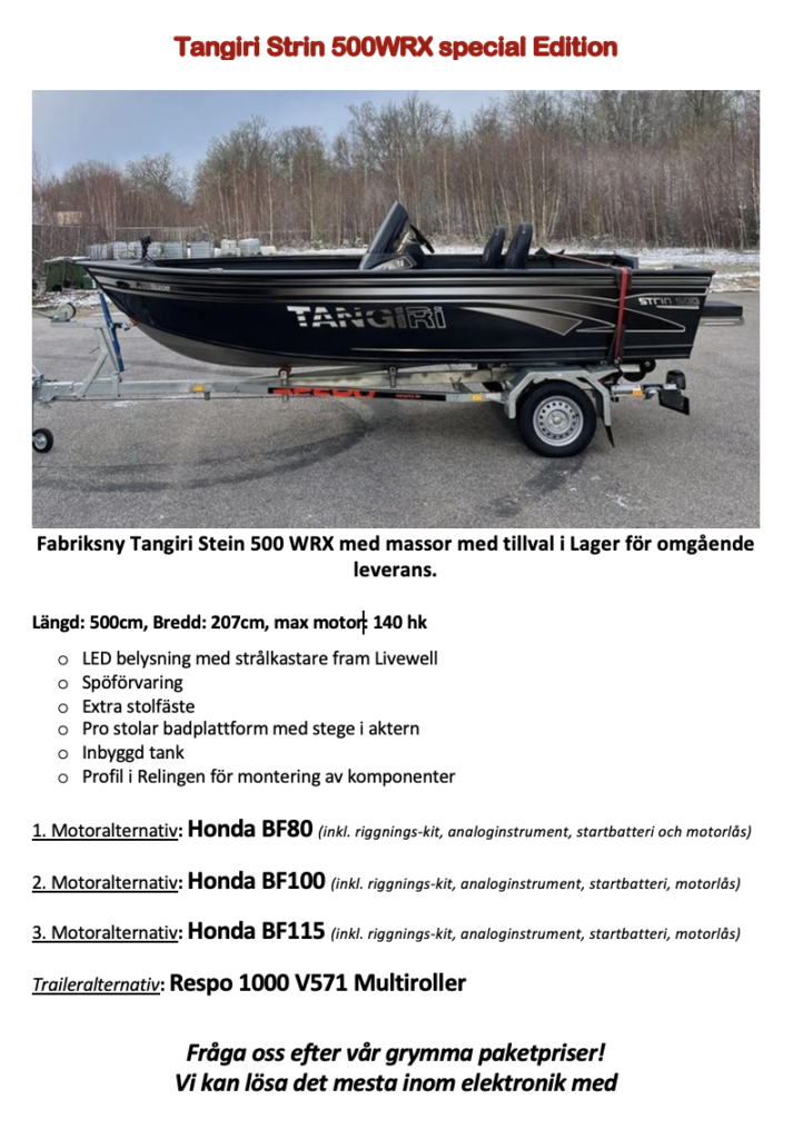 Tangiri Strin500 Lagerboot