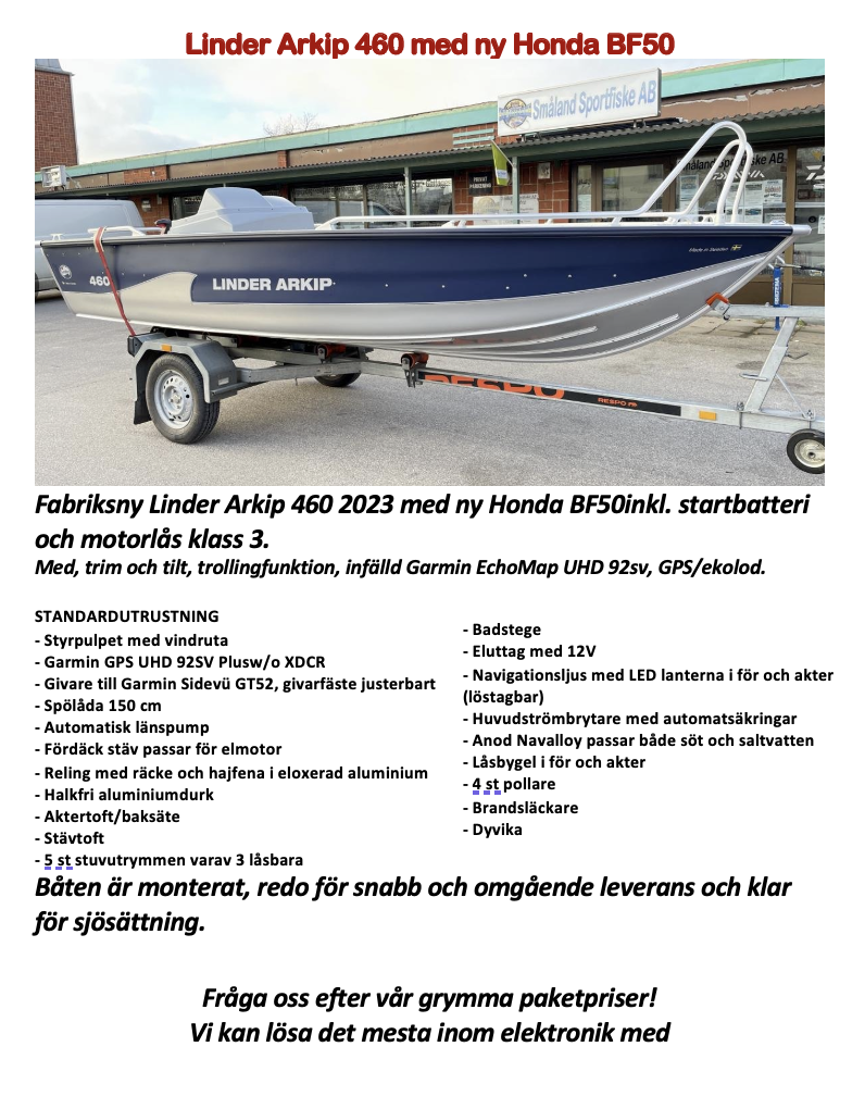 Linder 460 Arkip Lagerboot